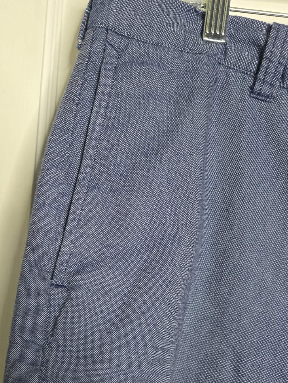 J. Crew Men's Sun Washed Oxford Blue Shorts Sz 36w